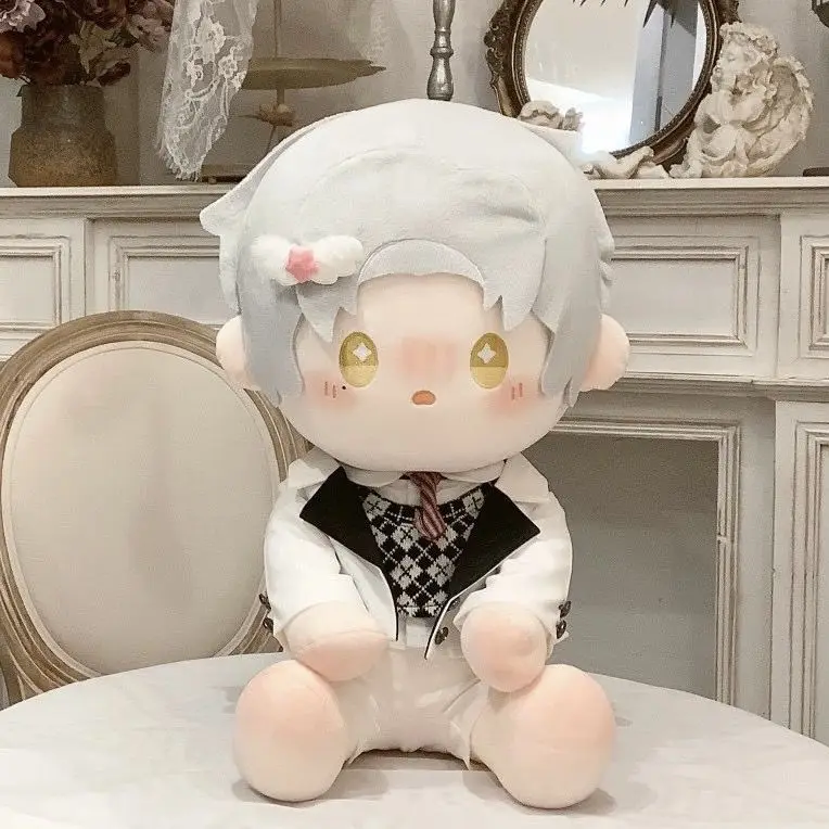 

Anime Tears of Themis Vilhelm Cute Plush Stuffed Cotton Doll Body 40CM Kawaii Change Clothes Plushie Props Lovely Pillow Gift