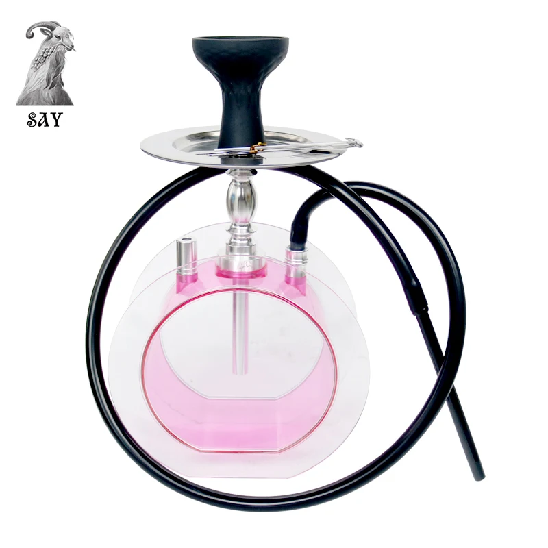 

SY 1set Acrylic Hookah Shisha with Silicone Bowl Shisha Hookah Nargile Sheesha Narguile Chicha Water Pipe