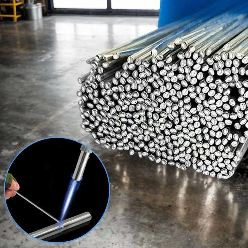 Low-Temp Aluminum Welding Rods 20PCS 1.6mm Universal Silver Cored Wire No Solder Powder Needed