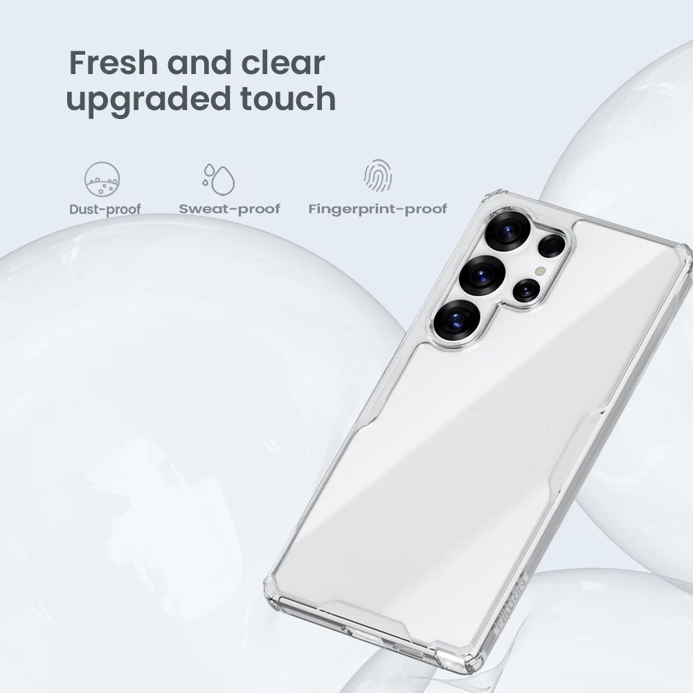 닐킨 삼성 갤럭시 S26 울트라 S26 플러스 S25 울트라 S24 울트라 S23 울트라 TPU + PC 실리콘 소프트 투명 폰 케이스