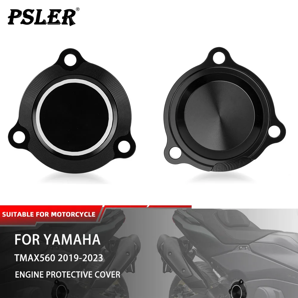 

Motorcycle Accessory Engine Protective Cover Engine Stator Cover Side Frame Hole Drive Shaft Cover for Yamaha TMAX560 2022-2023