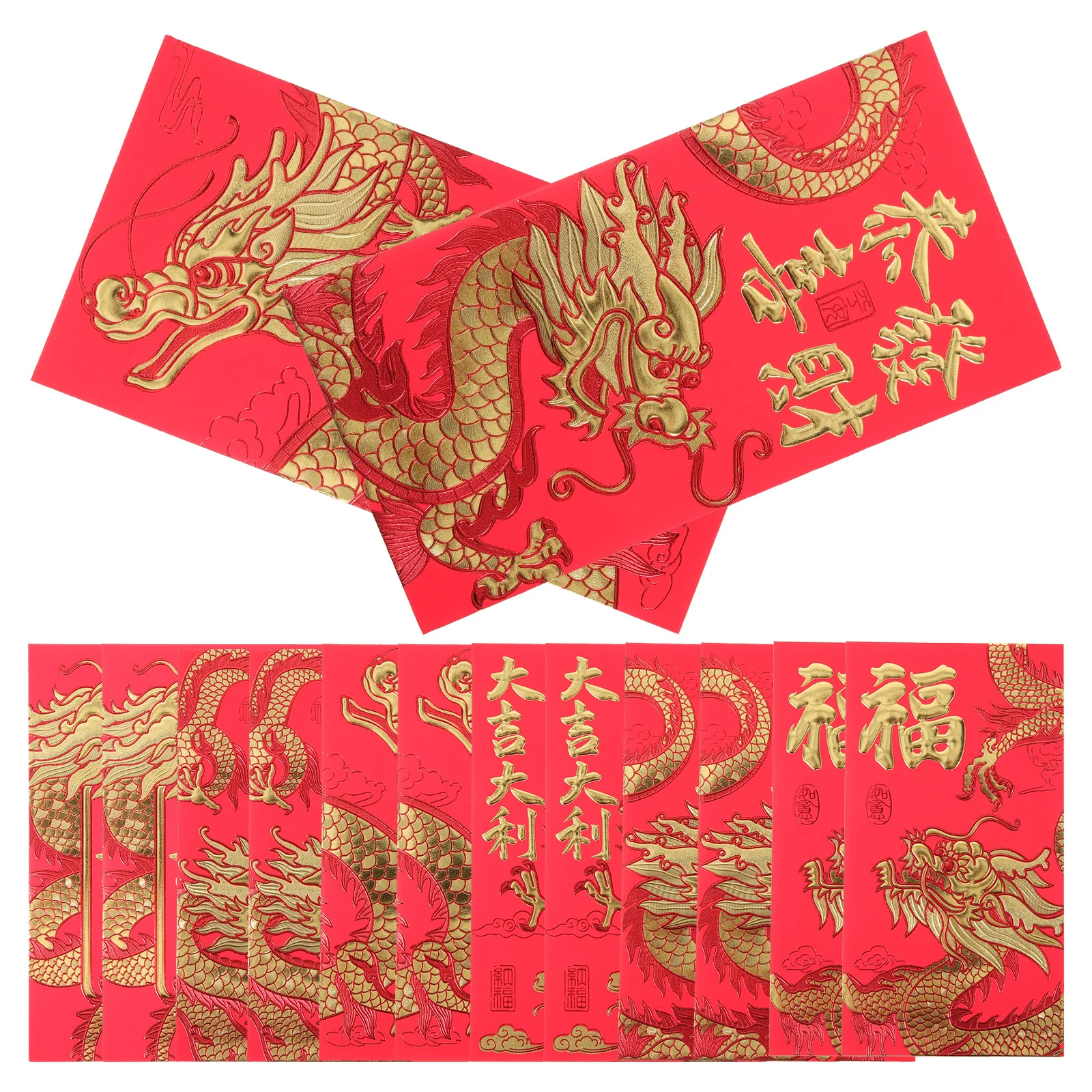 

Chinese Red Envelopes Year The Dragon Red Envelopes Year Hong Bao Lucky Money Packets Spring Festival 2024 New Year Wedding