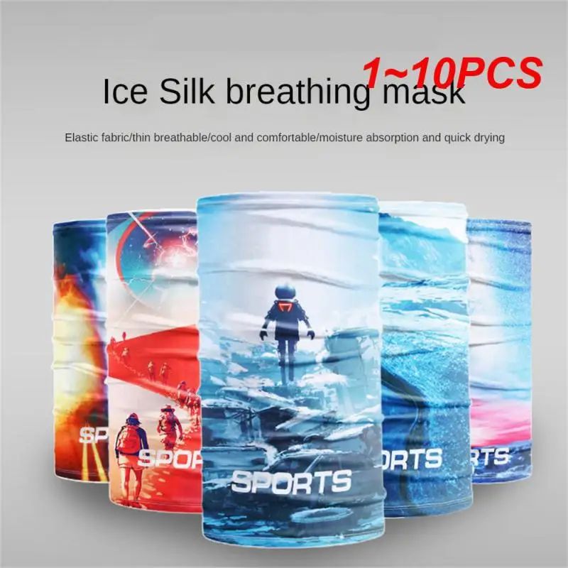 

Шарф для занятий спортом на открытом воздухе, солнцезащитный, ветрозащитный, с песочным горлом, женский, теплый шарф для защиты шеи, для мужчин, для тонкого лица, 1-10 шт.