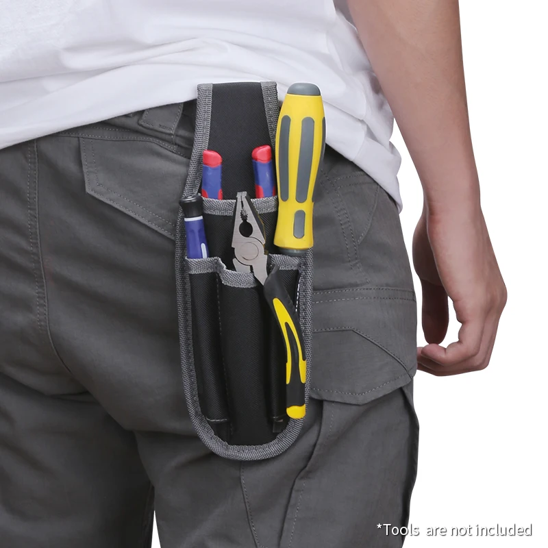 Tool Bag Tool Bags Storage Bag Tool Kit Bag Electric Tool Bag Electricians Pouch Tool Belt Organizer Tool Case 1pc Durable Electrician's Tool Pouch Multipurpose Organizer for Pliers Screwdrivers and More