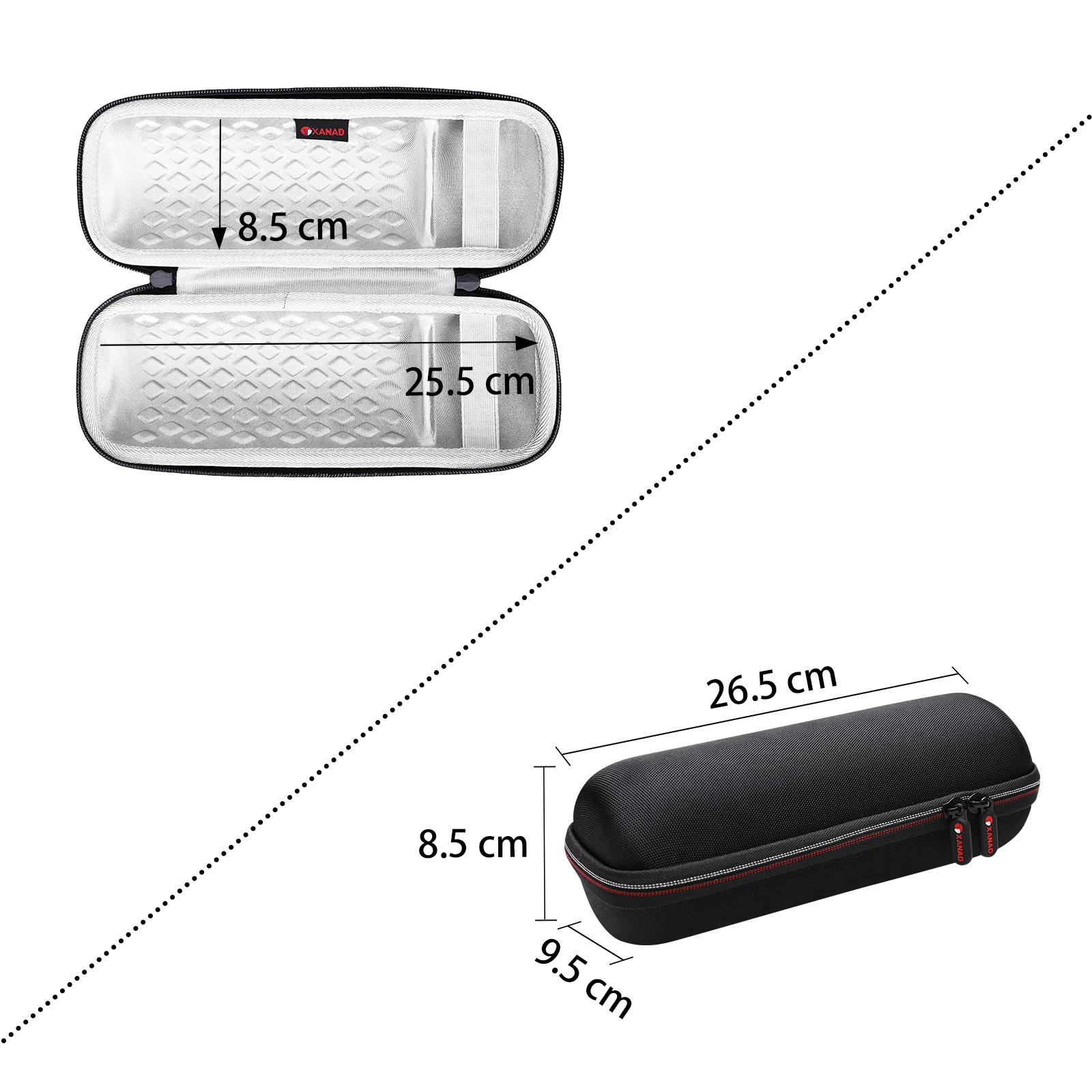 Xanad Eva Estojo Rígido para Aleta Alto-falante Bluetooth - Image 6