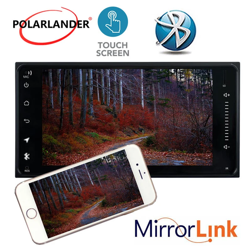 

Car Radio 2 Din FM USB GPS For Android Bluetooth Touch Screen Multimedia Player Mirror Link 7 Inch For Toyota Corolla 2001-2008