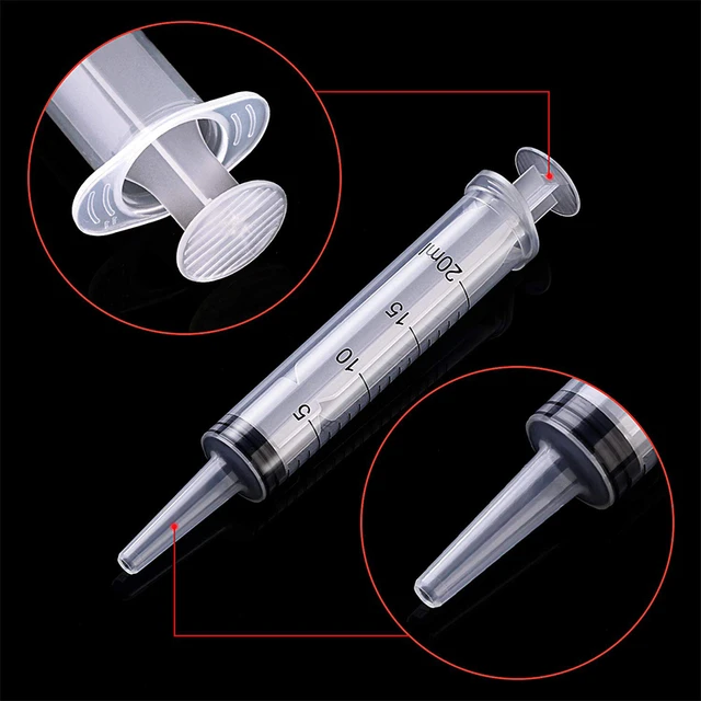 Jeringas desechables de plástico sin aguja, sin pegamento, para  alimentación de mascotas, herramientas de cocina, 1ml-10ml - AliExpress