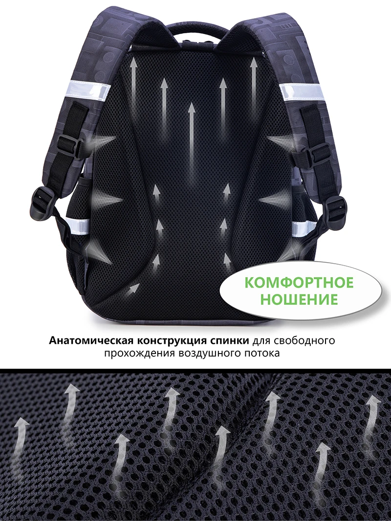 New Russian Brand Cartoon School Backpacks For Boys 1-2 Grade Children Orthopedic Backpack Kids Bookbags Students School bag 4