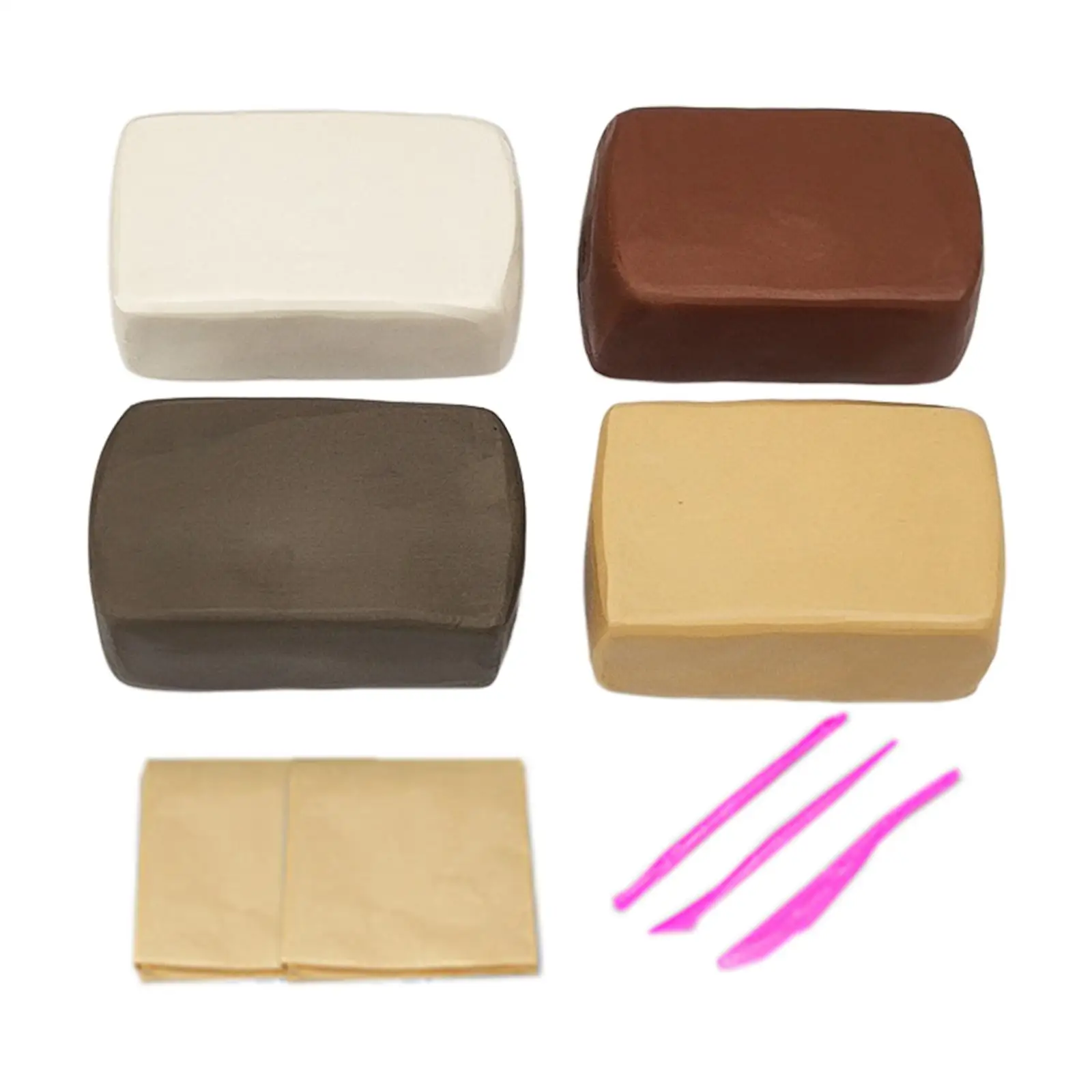 Pottery Clay Crafting Clay Tools Throwing Polymer Air Hardening for Beginners Artists School Projects DIY Crafts