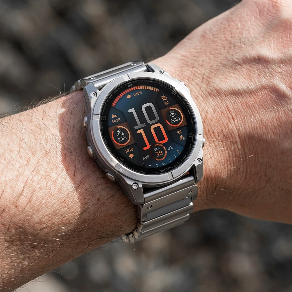 Premium 26mm Titanium Watch Band with Quick Fit Strap Feature