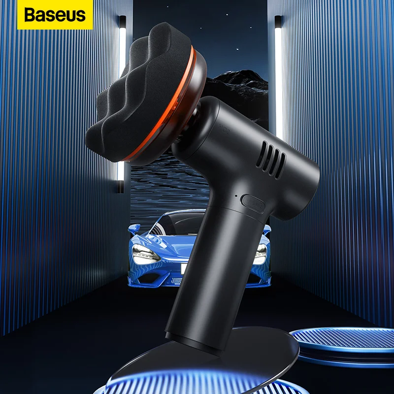  Baseus Car Polishing Machine Cordless Mini Electric Polisher With Adjust Speed For Car Home Wireless Polish Waxing 