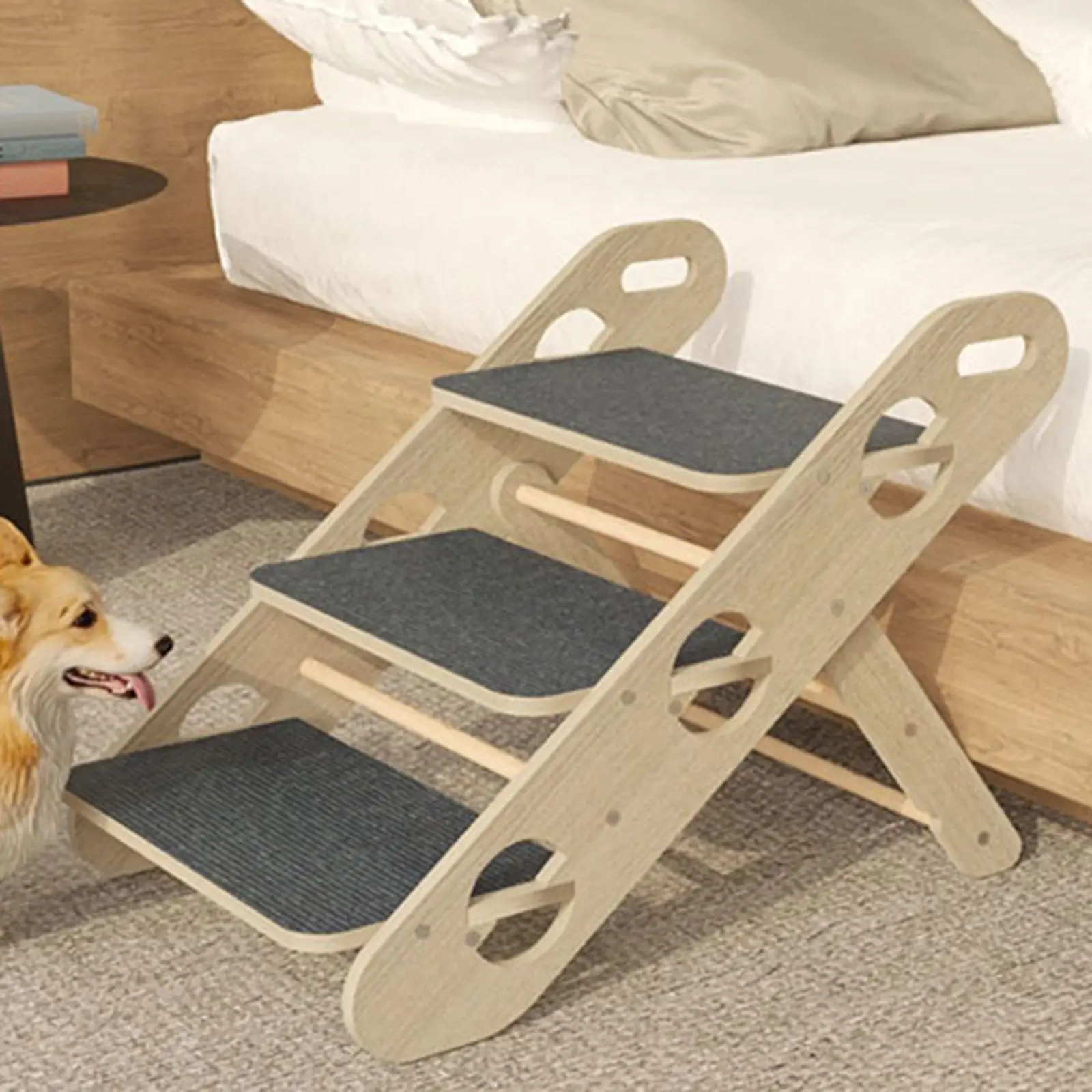 Pet Steps Dog Stairs Extra Wide Pet Steps for Indoor Use Older Dogs Cats Pet Steps Dog Stairs Extra Wide Pet Steps for Indoor Use Older Dogs Cats