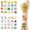 20Pcs/set Pokemon Pikachu Tattoo Stickers Cartoon Children's Temporary Tattoos Kids Girl Art Tattoos Birthday Gift 1
