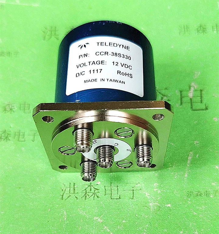 

TELEDYNE CCR-38S330 12V DC-18GHz RF SP3T SMA RF microwave coaxial switch