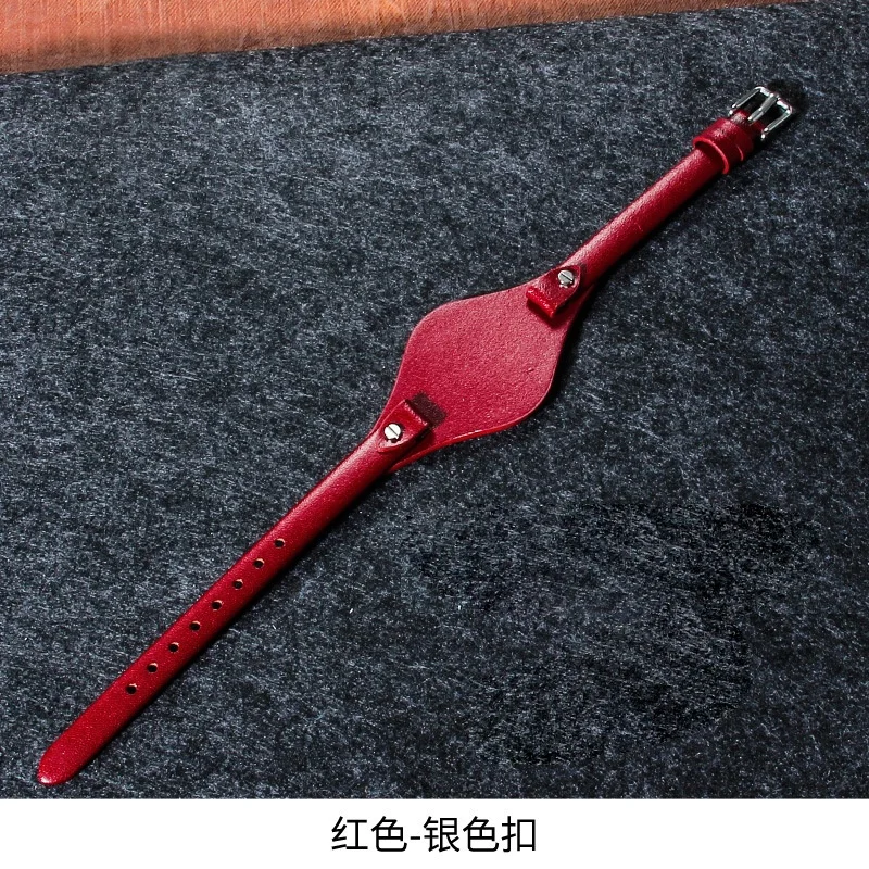 Genuine Leather Women's 8mm Watch Strap Bracelet
