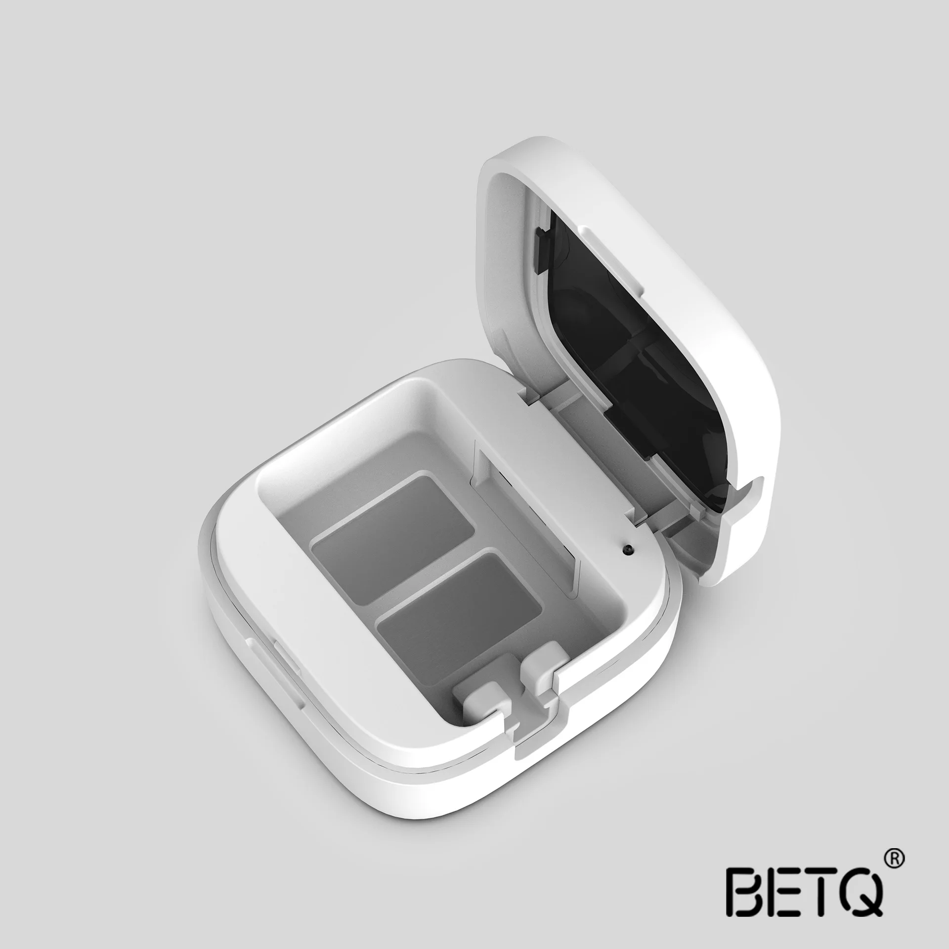 Portable Toothbrush Sterilizer Rechargeable Mini Smart Ultraviolet Disinfection Toothbrush Holder Magnetic Adsorption Holder
