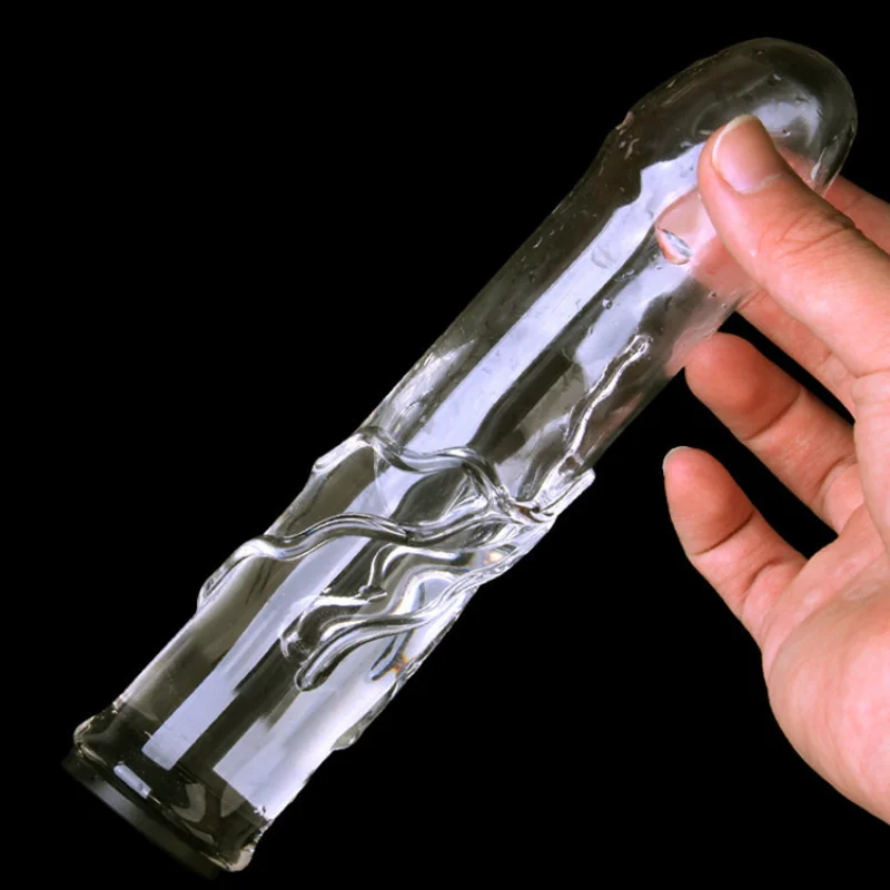 Holle glazen dildo voor vrouwen met waterverwarming_voghion.com