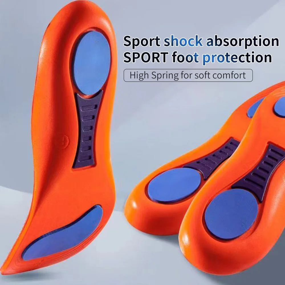 Sport Insoles for Shoes Sole Shock Absorption Deodorant Breathable Cushion Running Insoles for Feet Man Women Orthopedic