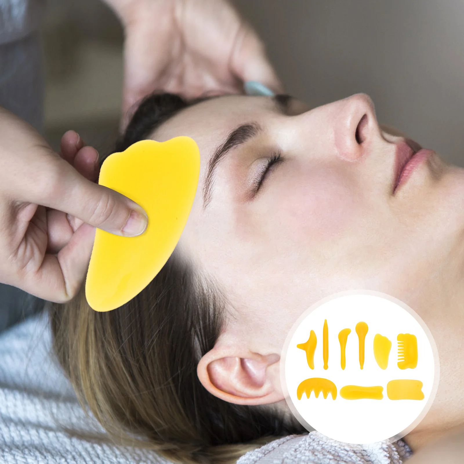 

9pcs Scraping Tools Trigger Point Scraping Plate Board Neck Wand for SPA