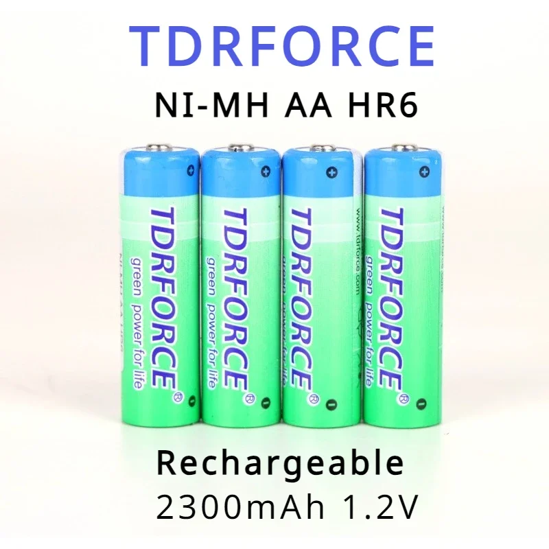 

New 4/8/20PCS 18650 NI-MH Battery With Box 1.2V AA 2300mAh NI-MH Rechargeable Batteries for Portable Video/Game/Remote/Toy