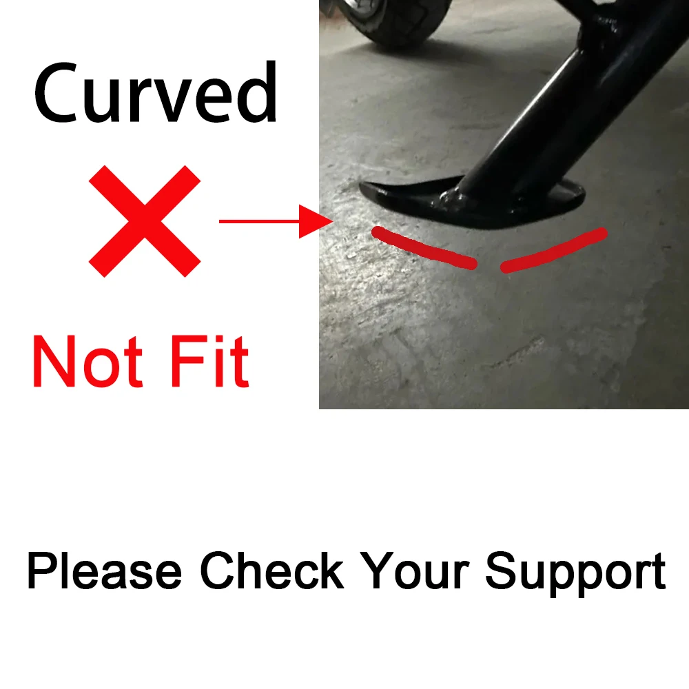 CNC AI Motorcycle Kickstand Side Stand Foot Extension Pad For Honda CB650R CB500F CB500X CB400X CB300R CB125R motorcycle kickstand pad