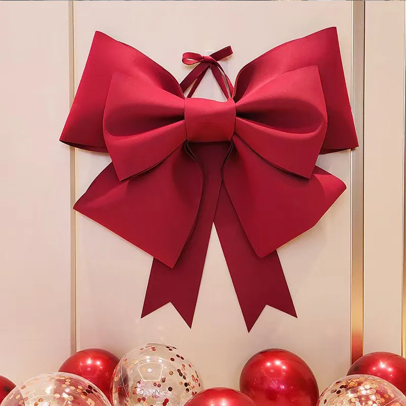 30/100cm Big Bow DIY Handmade Material Party Birthday Wedding Christmas Backdrop Decoration EVA Bow DIY Decoration Props