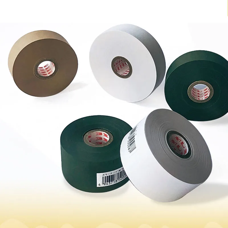 

Japanese Muse Water Adhesive Tape Watercolor Painting Framed Paper Water Soluble Tape Green White Tea Colour Art Supplies