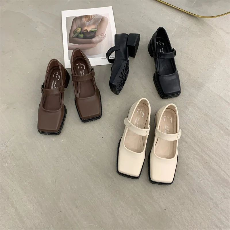 

Shoes Woman 2022 Modis Female Footwear Square Toe Loafers With Fur Autumn Casual Sneaker Shallow Mouth New Cute Dress Slip-on Fa