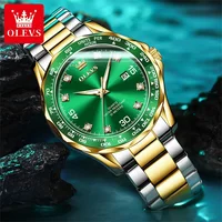 OLEVS 9988 montre à Quartz pour hommes Style de luxe étanche en acier inoxydable marque supérieure classique Date montres pour hommes Relógio Masculino 5