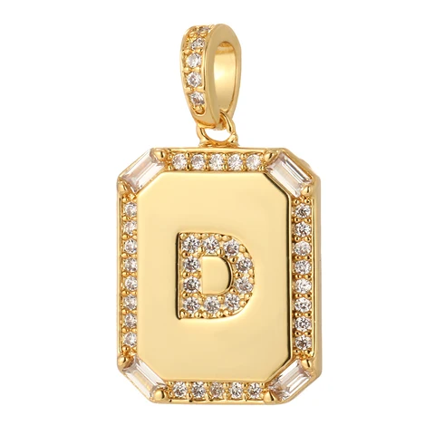 26 Letter Alphabet Charms for Necklace Keychain Diy Accessories Gold Name Charms for Jewelry Making Supplies initial pendant