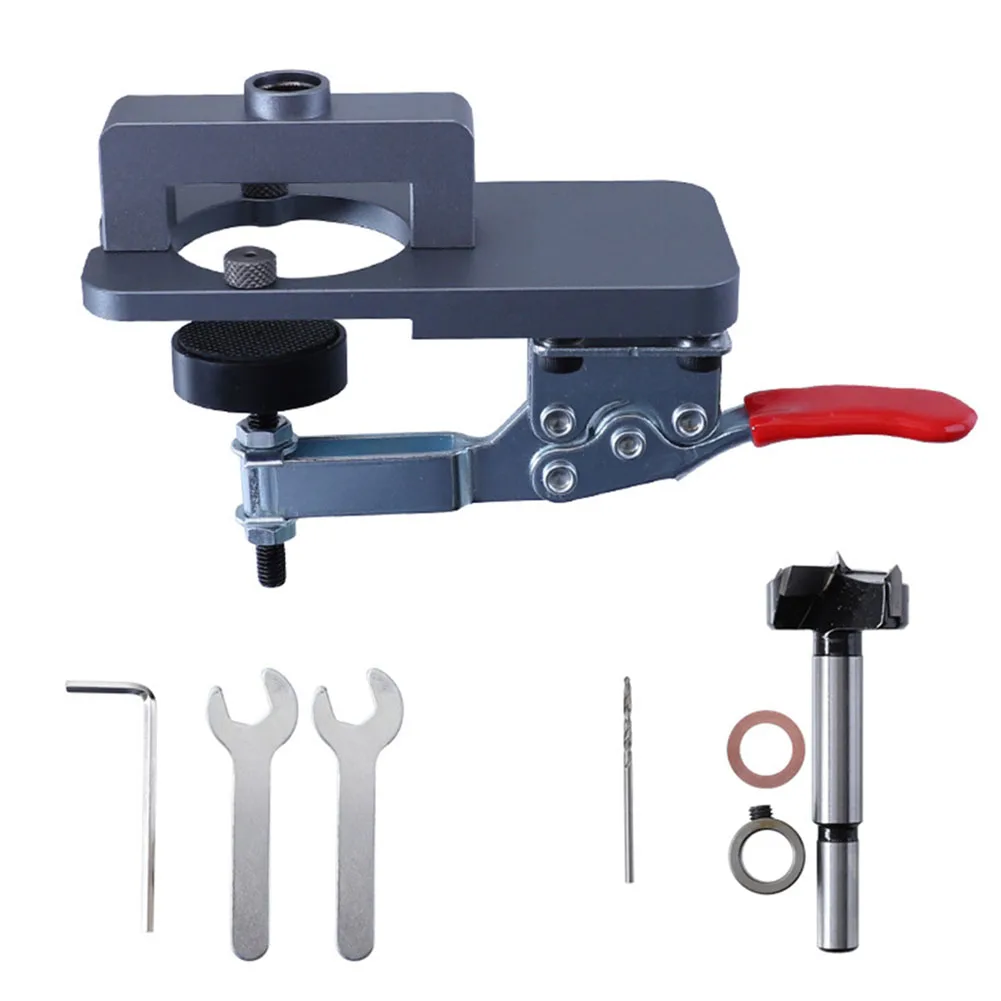 

Деревообрабатывающий инструмент для открывания отверстий 35 мм, позиционер для петель, гаечный ключ, набор сверл для двери