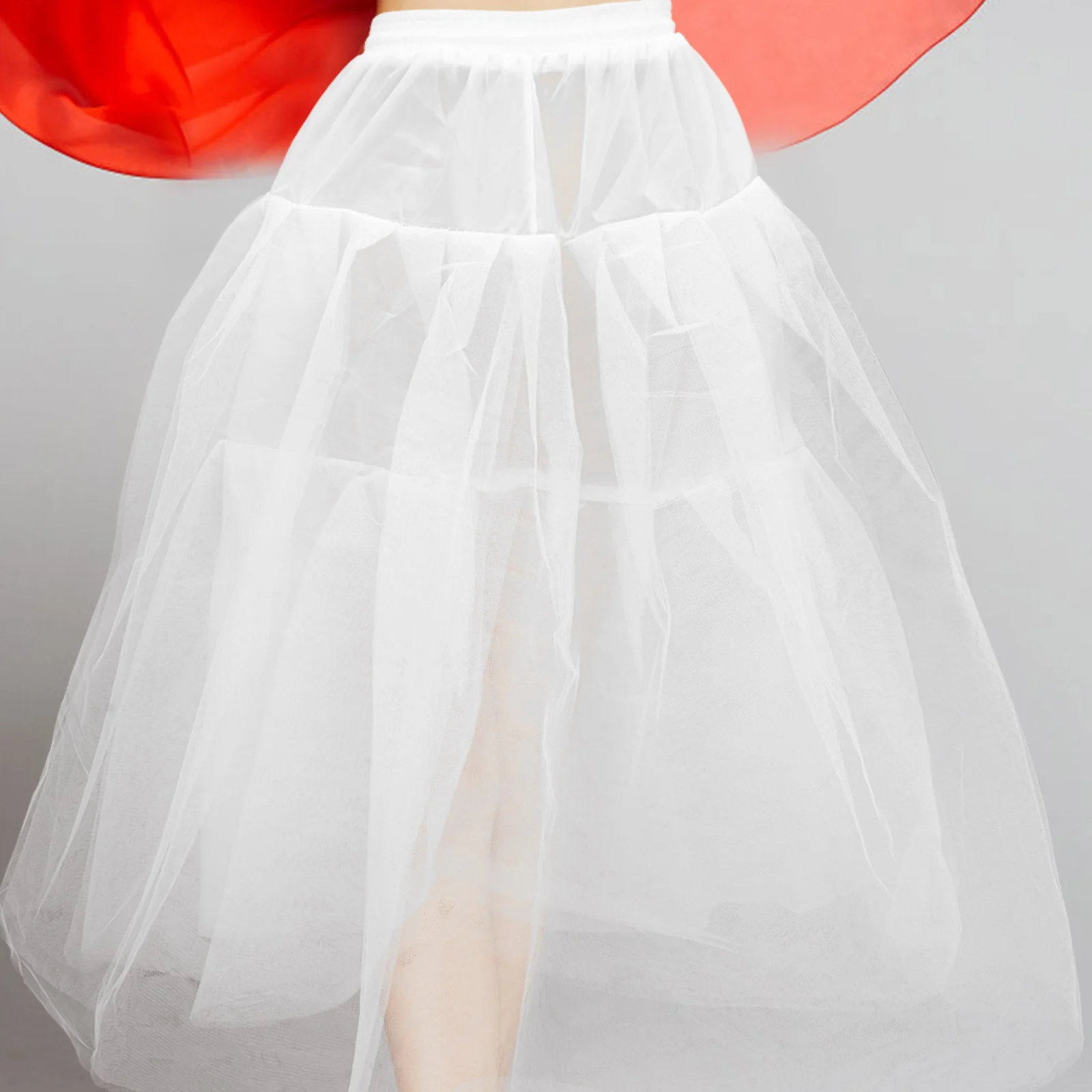 Tutu Dress Women Bottom Skirt Wedding Tutus For White Underskirt Crinoline Petticoat Women's Bride