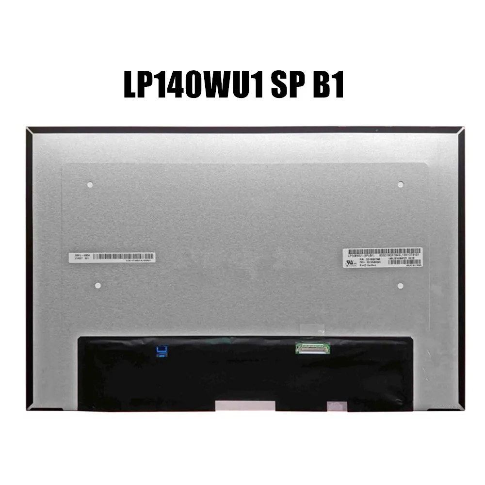 WUXGA 노트북 LCD EDP 30 핀, 무료 배송, 14.0 인치 14.0 인치, 1920x1200 100% SRFB 400NITS NE140WUM-N62 FIT B140UAN02.1 LP140WU1 SP