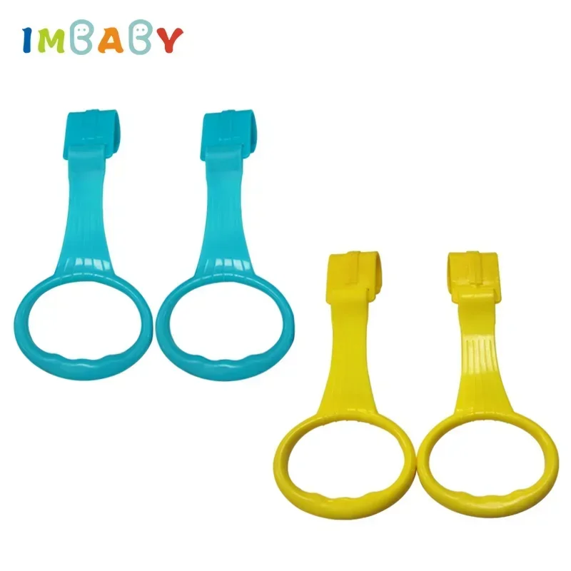 4pcs Pull Ring For Playpen Baby Crib Infant General Use Hooks Toddler Learn To Stand Nursery Rings baby crib ring