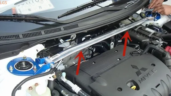 

Для Mitsubishi Lancer EX 2010-2016 алюминиево-магниевый сплав перед параллельным полюсом защита от ударов автомобильный Стайлинг