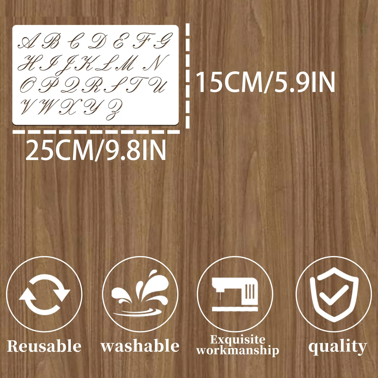 Reusable Calligraphy Stencil Set 2
