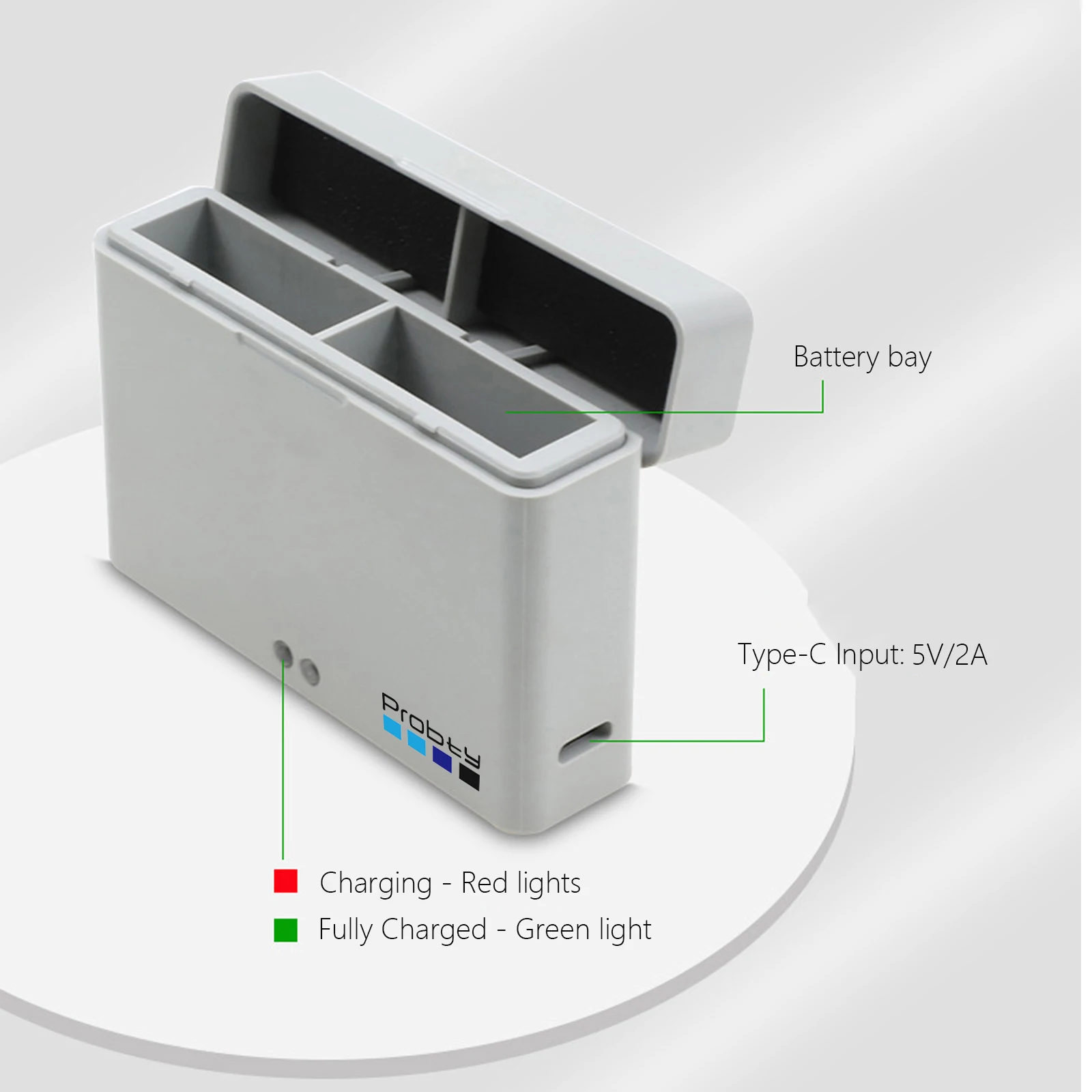 Caméra Action 360° avec Batterie et Chargeur - Lot 1/2/3/4 Batteries