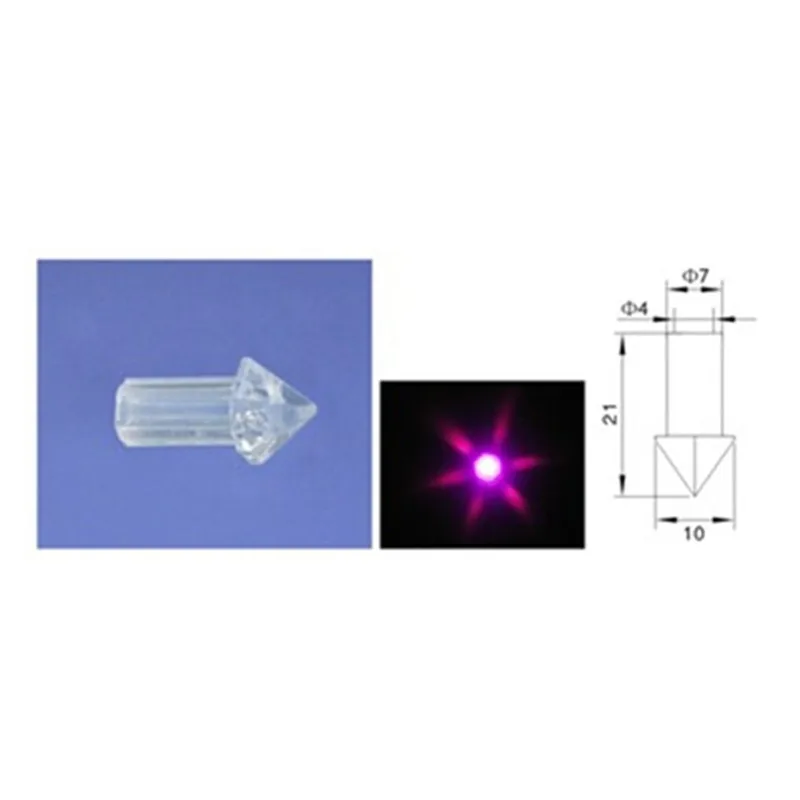 FYEP-31 Pointed Lights 30pcs Starry Sky Decoration Fiber Optic Light Cable Plastic End Fittings with 0.75mm/1.0mm/1.5mm Fixed fiber optic cable fiber optic lamp fiber optic ceiling kit