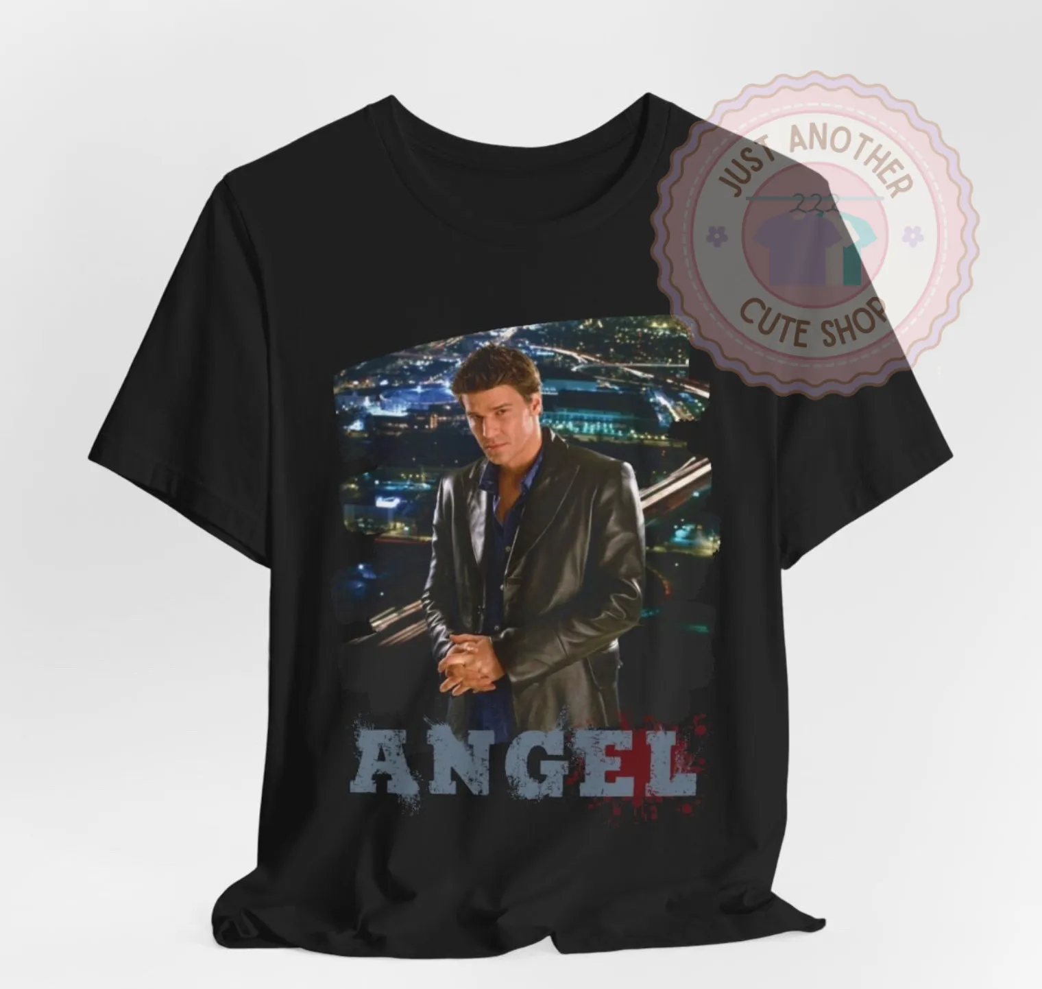 T-shirt Angel (Série TV) - David Boreanaz - Noir Culte