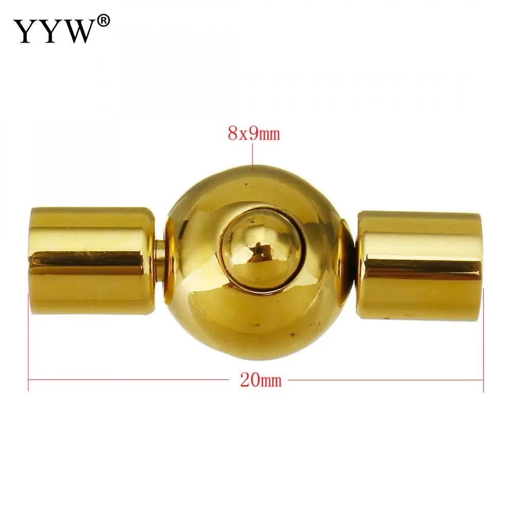 5pcs Round Strong Magnetic Clasps Magnet End Clasp Connectors For Jewelry Making Diy Bracelet Necklace Finding Accessories