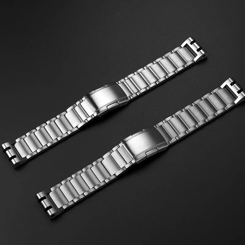 Stainless Steel 22mm Notched Watch Strap Nylon Elastic Watch Strap