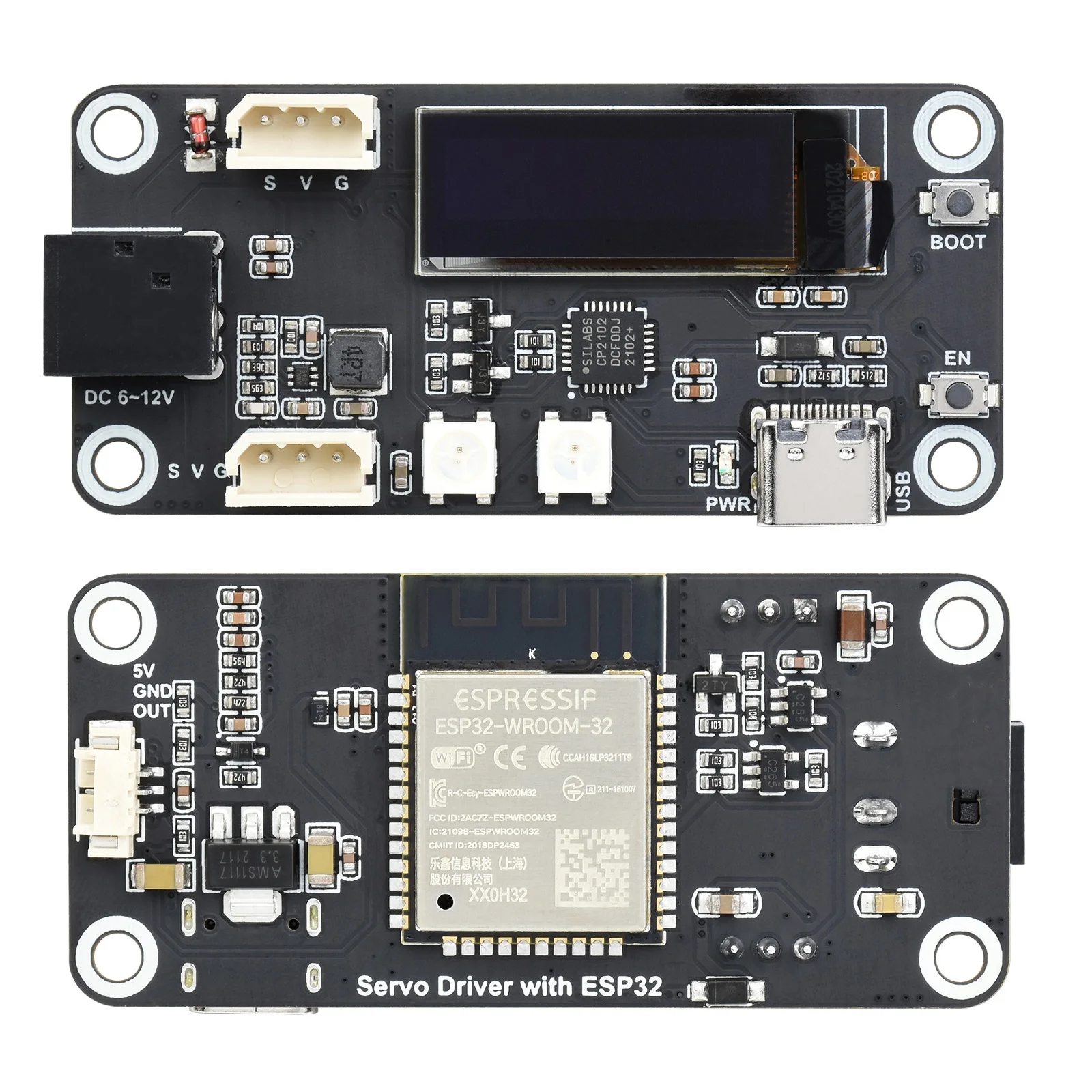 Placa de Expansão Servo Driver Wi-fi Embutido Bluetooth Esp32