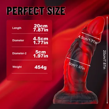 Silicone Animal Monster Dildo Dick Realistic Suction Cup Anal Dragon Dildos Adult Penis Cock for Women Female Masturbation 2