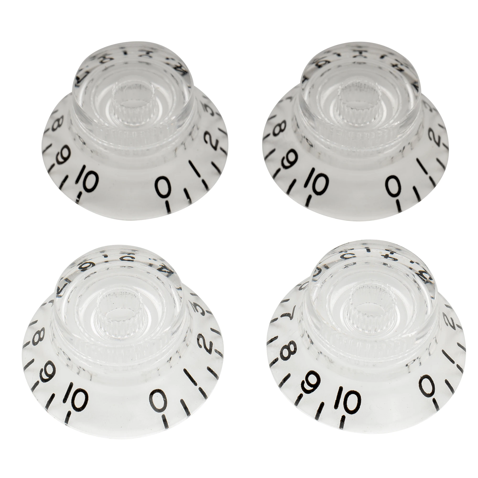 Musiclily Pro Inch Size Fine 24-Spline Top Hat Bell Knobs Tone Volume Control Knobs für USA LP SG E-Gitarre (4er-Set) – Detail 13