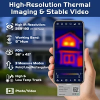 For Android Phone Thermal Imaging Camera, 256x192 IR Resolution & 640x480 Visible Camera, 25Hz Temp Alarm, Type-C Interface - Image 2