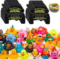 6/12 Set Rubber Duck Toy Duckies for Kids, Jeep Duck Birthday Gifts Showers Classroom Incentives, Summer Beach and Pool 1