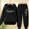 Children Clothes Spring Autumn Outfits Kids Fashion Leisure Letter Print 2pcs Hoodie+Pants Tracksuits 3-13 Years Boys Girls