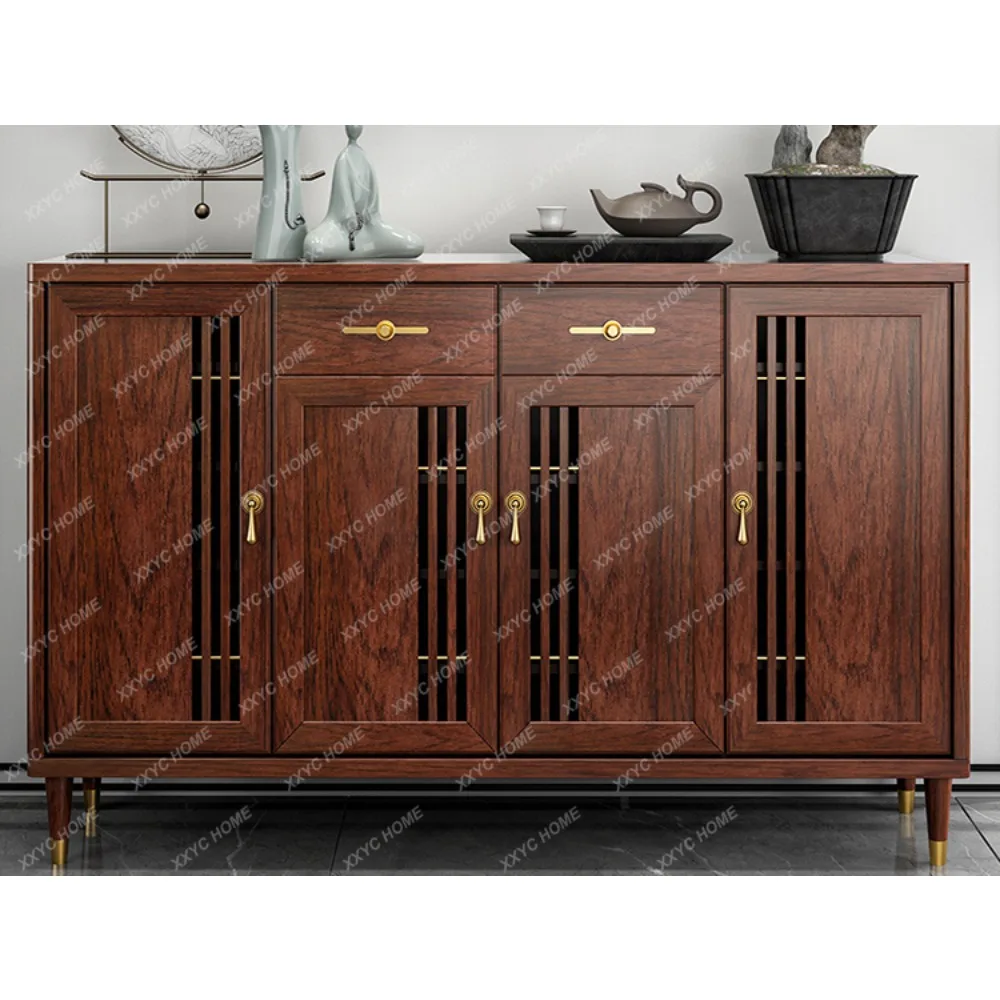 

Shoe Cabinet Solid Wood Entrance Cabinet Home Doorway Storage Cabinet Large Capacity Balcony Locker
