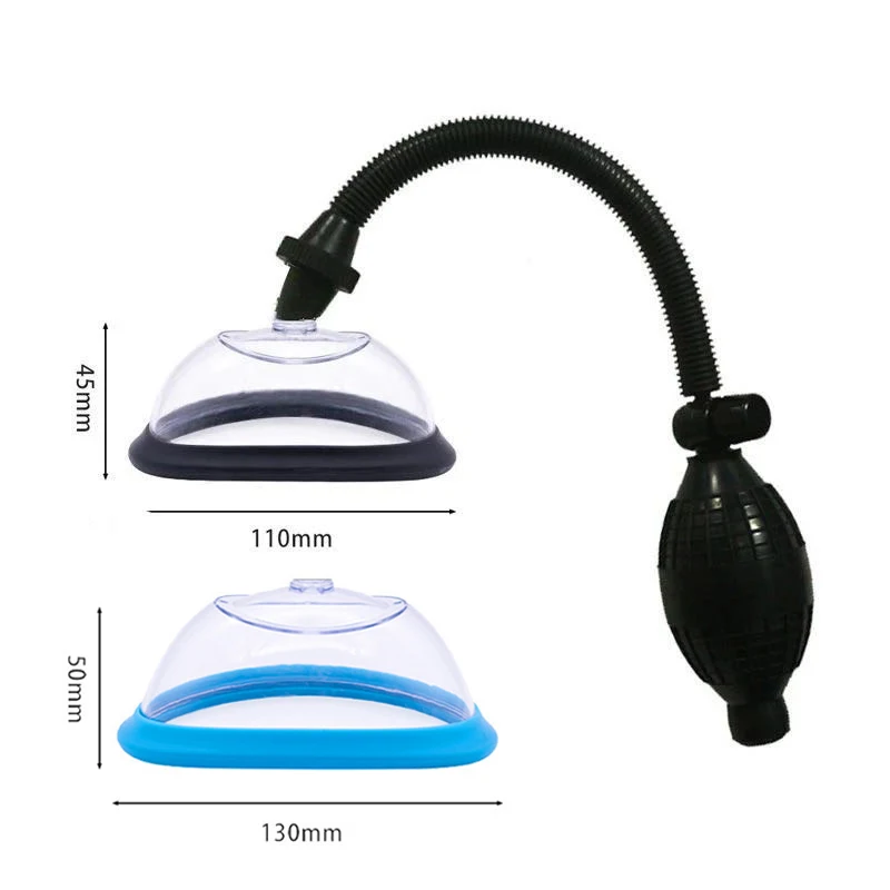 Pussy Pump Vagina Clitoris Sucker Manual Women Breast Massage Nipple Stimulator Enlarge Vacuum Pump Cover Sex Toys
