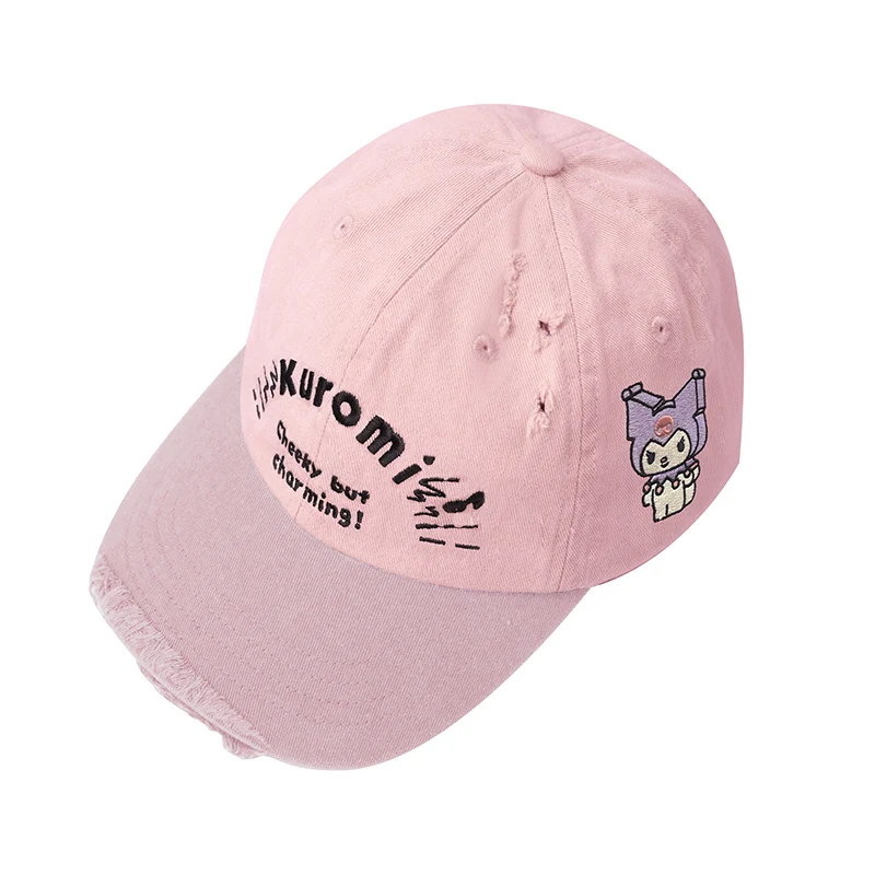 

Sanrio Kuromi New Cartoon Anime Sailor Moon American Retro Color Bump Edging Baseball Cap